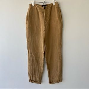 APC linen and silk trousers